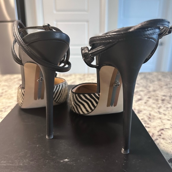 Sam Edelman Zebra Slingbacks - Picture 3 of 5